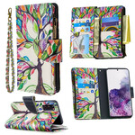Housse Samsung Galaxy S20 Poche Zippée Arbre Housse Samsung Galaxy S20 Poche Zippée Arbre