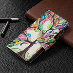 Housse Samsung Galaxy S20 Poche Zippée Arbre