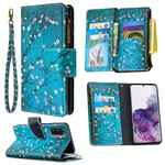 Housse Samsung Galaxy S20 Poche Zippée Arbre