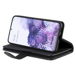 Housse Samsung Galaxy S20 Plus Contours Renforcés Poche Zippée
