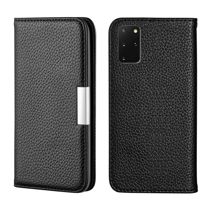 Flip Cover Samsung Galaxy S20 Plus simili Cuir Litchi Ultra Chic Flip Cover Samsung Galaxy S20 Plus simili Cuir Litchi Ultra Chic