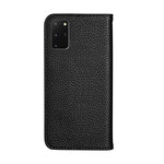 Flip Cover Samsung Galaxy S20 Plus simili Cuir Litchi Ultra Chic