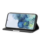 Flip Cover Samsung Galaxy S20 Plus simili Cuir Litchi Ultra Chic