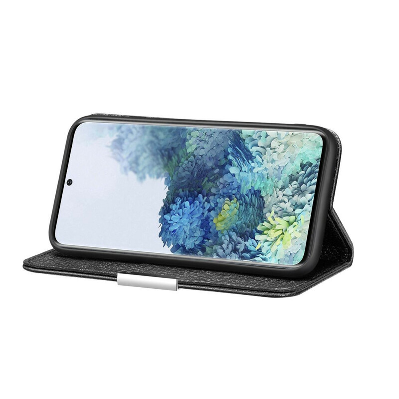 Flip Cover Samsung Galaxy S20 Plus simili Cuir Litchi Ultra Chic Flip Cover Samsung Galaxy S20 Plus simili Cuir Litchi Ultra Chic