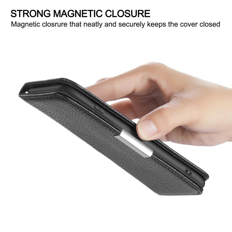 Flip Cover Samsung Galaxy S20 Plus simili Cuir Litchi Ultra Chic Flip Cover Samsung Galaxy S20 Plus simili Cuir Litchi Ultra Chic