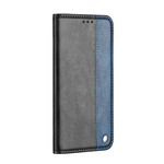 Flip Cover Samsung Galaxy S20 Ultra Bicolore Effet Cuir