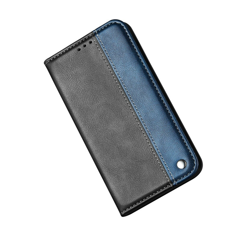Flip Cover Samsung Galaxy S20 Ultra Bicolore Effet Cuir Flip Cover Samsung Galaxy S20 Ultra Bicolore Effet Cuir