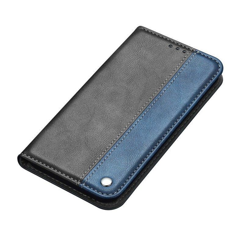 Flip Cover Samsung Galaxy S20 Ultra Bicolore Effet Cuir Flip Cover Samsung Galaxy S20 Ultra Bicolore Effet Cuir