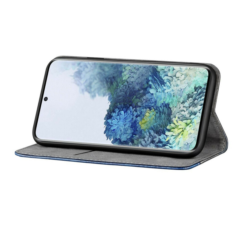 Flip Cover Samsung Galaxy S20 Ultra Bicolore Effet Cuir Flip Cover Samsung Galaxy S20 Ultra Bicolore Effet Cuir