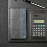 Flip Cover Samsung Galaxy S20 Ultra Bicolore Effet Cuir Flip Cover Samsung Galaxy S20 Ultra Bicolore Effet Cuir