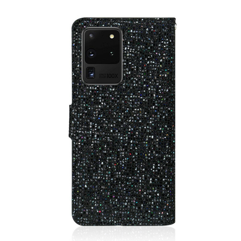 Housse Samsung Galaxy S20 Ultra Paillettes S Design Housse Samsung Galaxy S20 Ultra Paillettes S Design