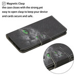 Housse Samsung Galaxy S20 Ultra Chat aux Yeux Verts avec Lanière Housse Samsung Galaxy S20 Ultra Chat aux Yeux Verts avec Lanière