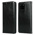 Flip Cover Samsung Galaxy S20 Ultra Cuir Véritable Flip Cover Samsung Galaxy S20 Ultra Cuir Véritable