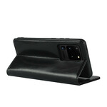 Flip Cover Samsung Galaxy S20 Ultra Cuir Véritable Flip Cover Samsung Galaxy S20 Ultra Cuir Véritable