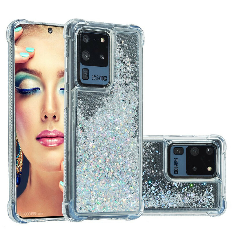 Coque Samsung Galaxy S20 Plus Paillettes Coins Renforcés Coque Samsung Galaxy S20 Plus Paillettes Coins Renforcés