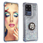 Coque Samsung Galaxy S20 Ultra Paillettes Anneau-Support Coque Samsung Galaxy S20 Ultra Paillettes Anneau-Support