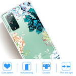 Coque Samsung Galaxy S20 FE Transparente Fleurs Aquarelle