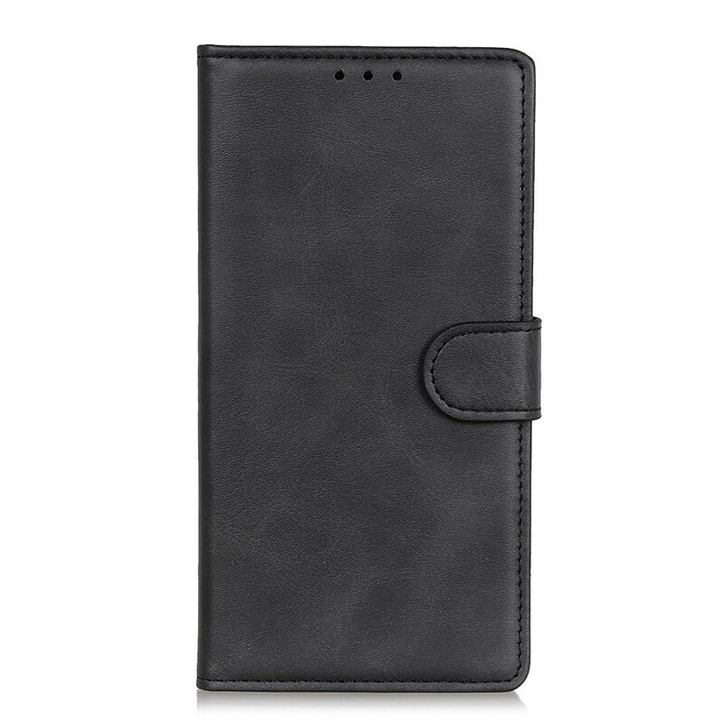 Housse Samsung Galaxy S10 5G Effet Cuir Mat Rétro