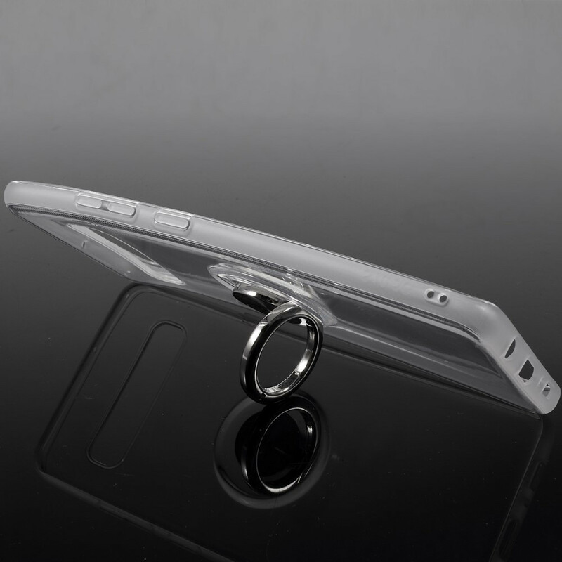 Coque Samsung Galaxy S10 5G Transparente Anneau Métal