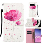 Housse Samsung Galaxy S10 5G Coquelicot Aquarelle Housse Samsung Galaxy S10 5G Coquelicot Aquarelle