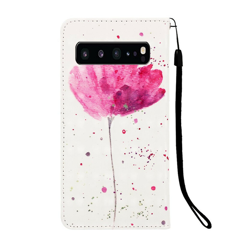 Housse Samsung Galaxy S10 5G Coquelicot Aquarelle Housse Samsung Galaxy S10 5G Coquelicot Aquarelle