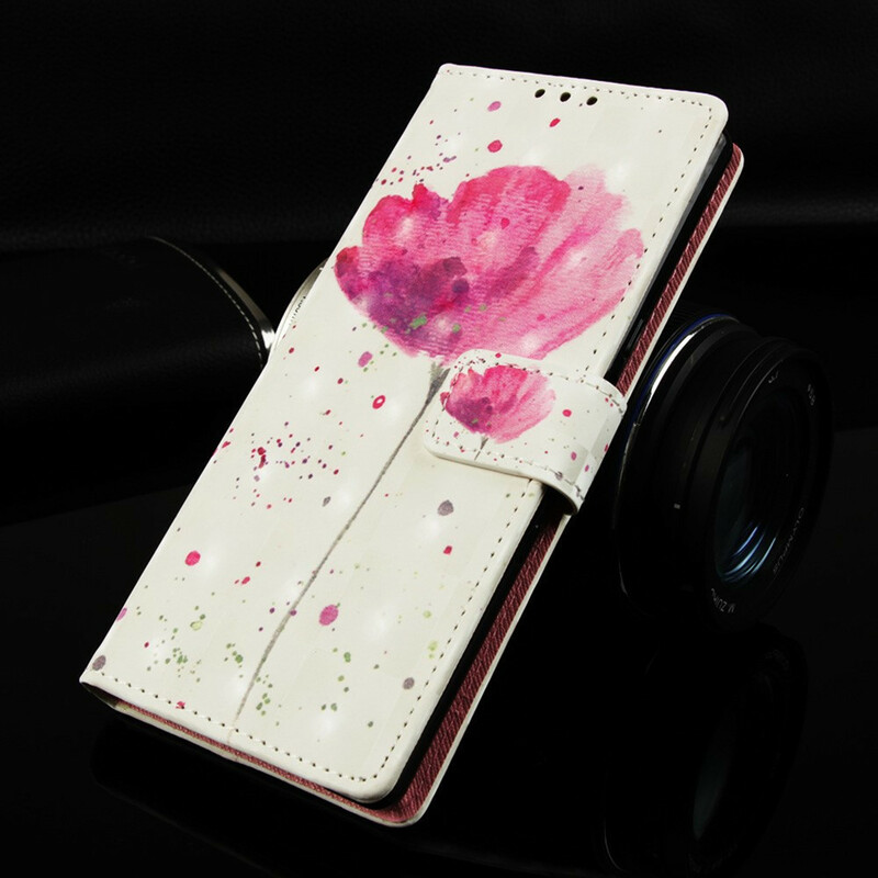 Housse Samsung Galaxy S10 5G Coquelicot Aquarelle