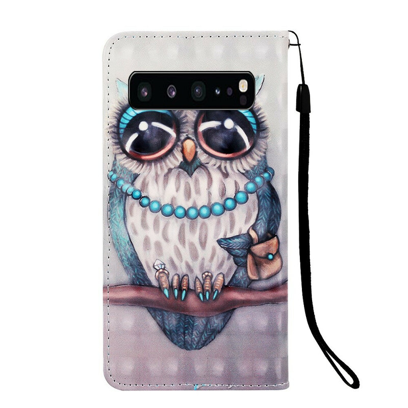 Housse Samsung Galaxy S10 5G Miss Hibou Housse Samsung Galaxy S10 5G Miss Hibou