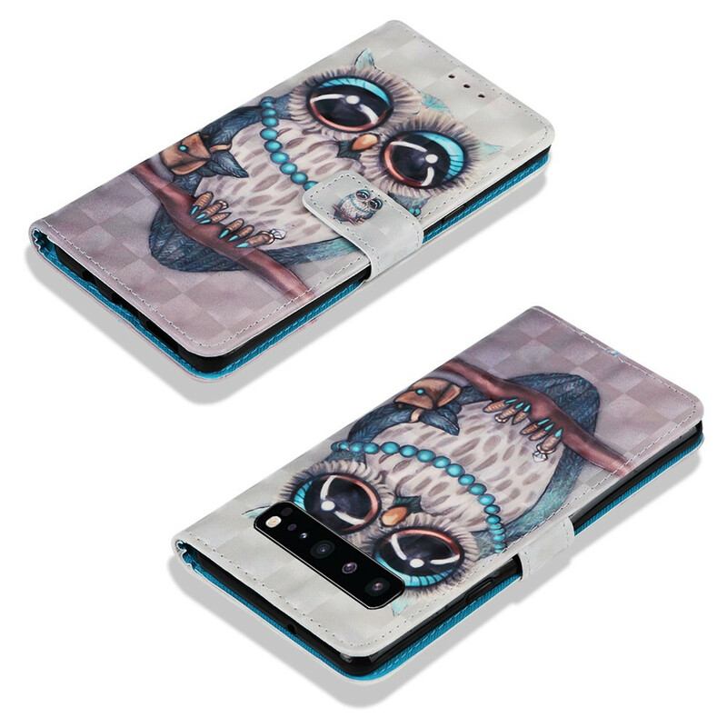 Housse Samsung Galaxy S10 5G Miss Hibou Housse Samsung Galaxy S10 5G Miss Hibou