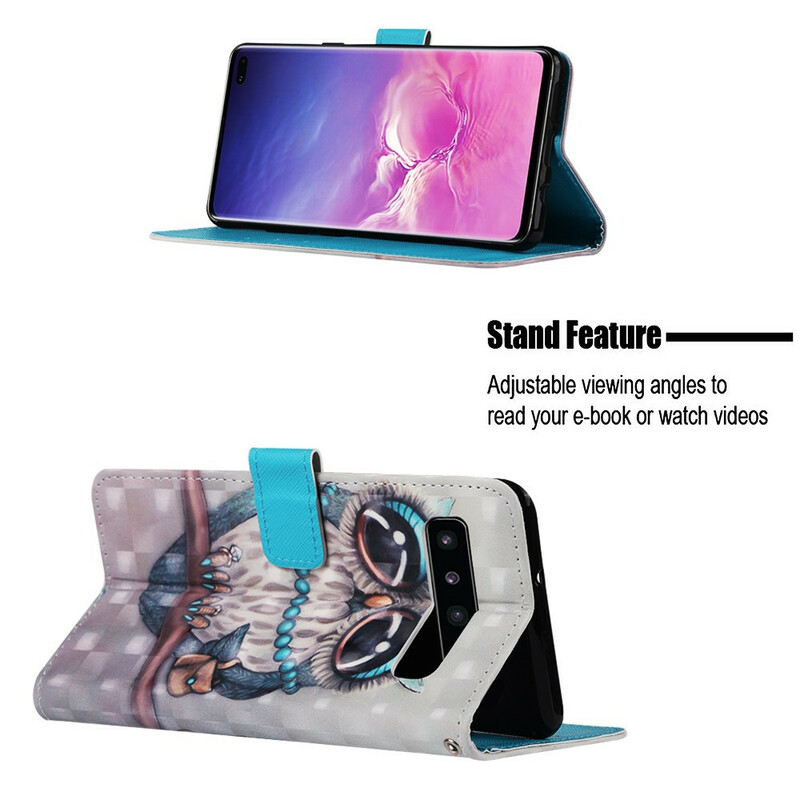 Housse Samsung Galaxy S10 5G Miss Hibou Housse Samsung Galaxy S10 5G Miss Hibou