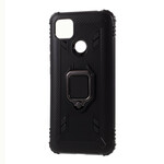 Coque Xiaomi Redmi 9C Ring Style Fibre Carbone Coque Xiaomi Redmi 9C Ring Style Fibre Carbone