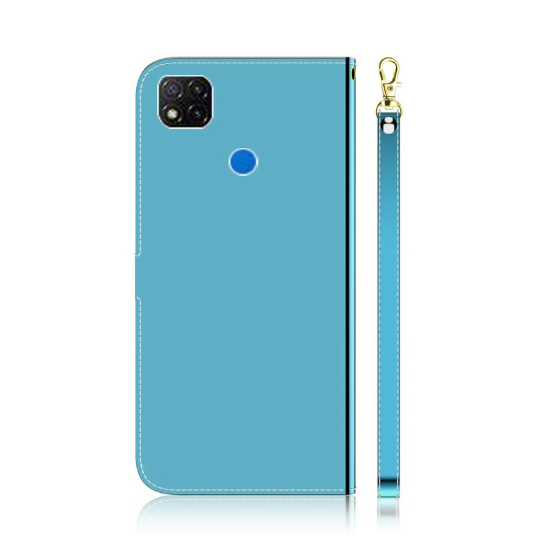 Housse Xiaomi Redmi 9A Simili Cuir Couverture MIroir Housse Xiaomi Redmi 9A Simili Cuir Couverture MIroir