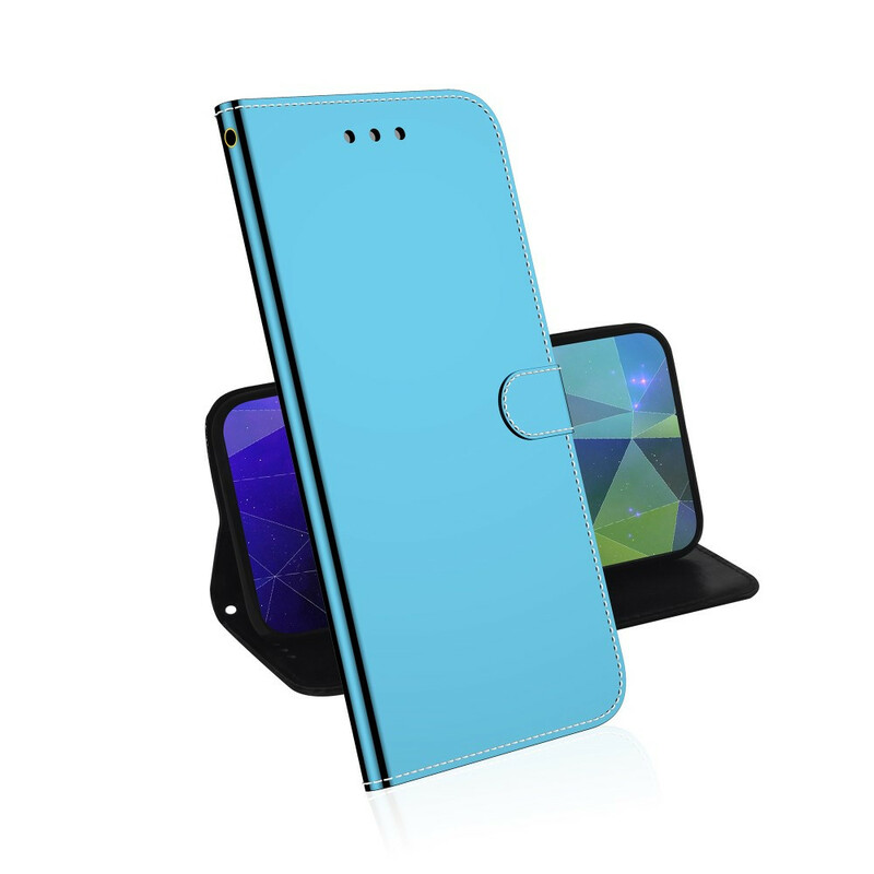 Housse Xiaomi Redmi 9A Simili Cuir Couverture MIroir Housse Xiaomi Redmi 9A Simili Cuir Couverture MIroir