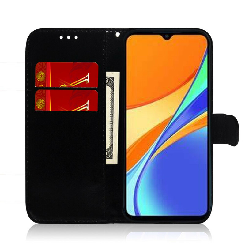 Housse Xiaomi Redmi 9A Simili Cuir Couverture MIroir Housse Xiaomi Redmi 9A Simili Cuir Couverture MIroir