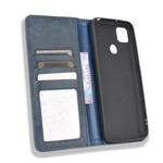 Flip Cover Xiaomi Redmi 9C Effet Cuir Vintage Stylisé Flip Cover Xiaomi Redmi 9C Effet Cuir Vintage Stylisé