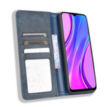 Flip Cover Xiaomi Redmi 9C Effet Cuir Vintage Stylisé Flip Cover Xiaomi Redmi 9C Effet Cuir Vintage Stylisé