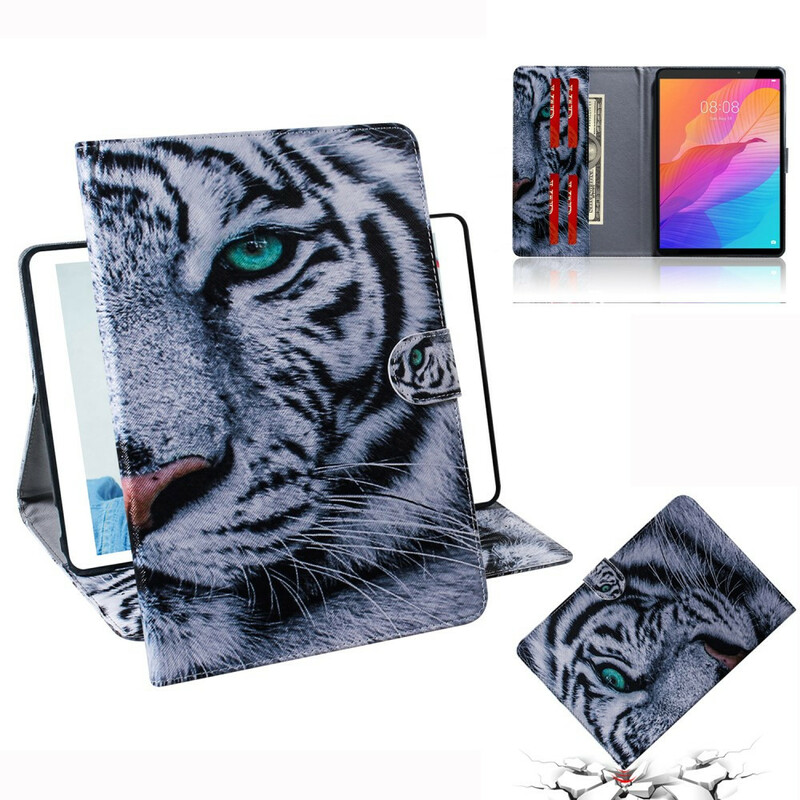 Housse Huawei MatePad T 8 Tête de Tigre
