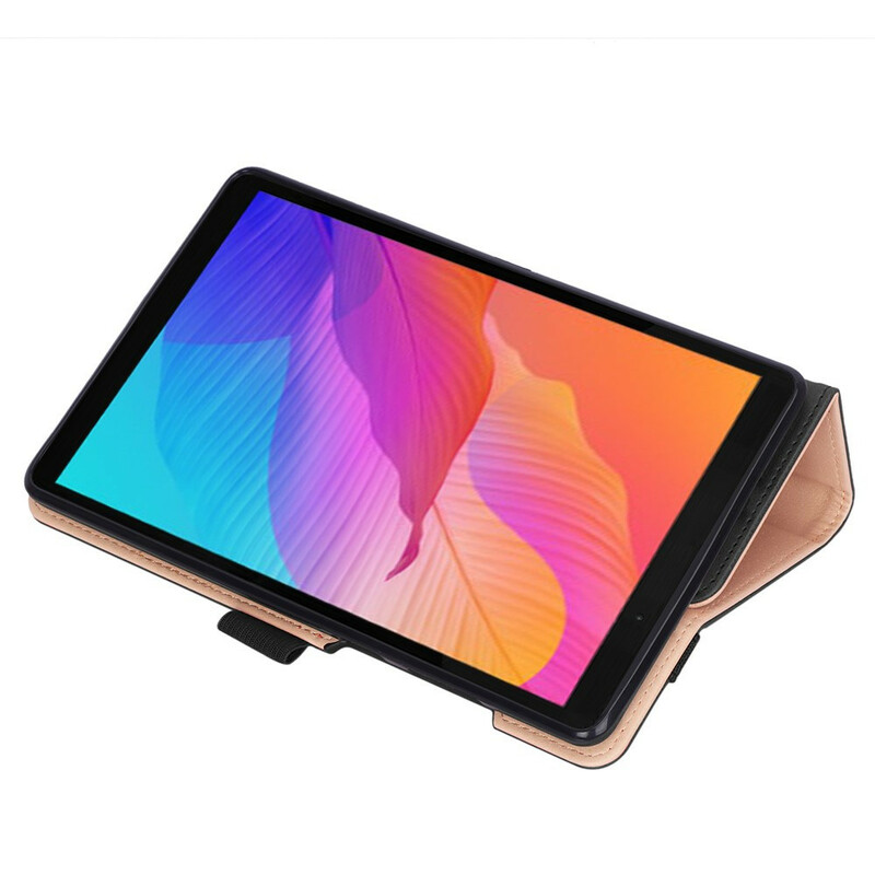 Étui Huawei MatePad T 8 Style Cuir avec Sangle Étui Huawei MatePad T 8 Style Cuir avec Sangle