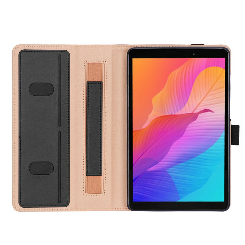 Étui Huawei MatePad T 8 Style Cuir avec Sangle Étui Huawei MatePad T 8 Style Cuir avec Sangle