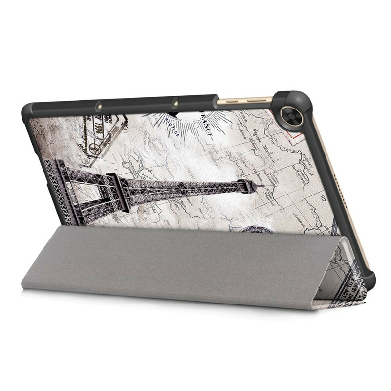 Smart Case Huawei MatePad T 10s Renforcée Tour Eiffel Rétro Smart Case Huawei MatePad T 10s Renforcée Tour Eiffel Rétro