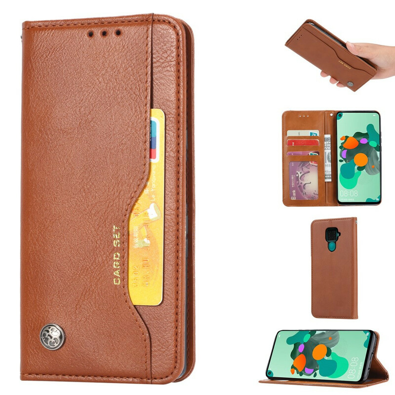 Flip Cover Xiaomi Redmi Note 9 Simili Cuir Porte-Cartes Flip Cover Xiaomi Redmi Note 9 Simili Cuir Porte-Cartes