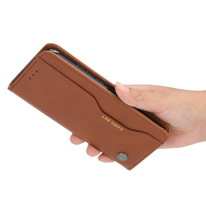 Flip Cover Xiaomi Redmi Note 9 Simili Cuir Porte-Cartes Flip Cover Xiaomi Redmi Note 9 Simili Cuir Porte-Cartes