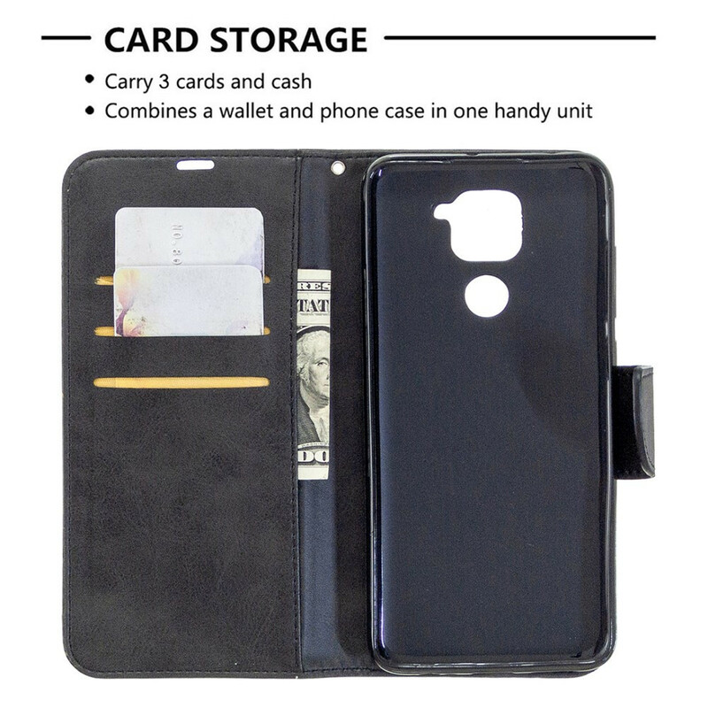 Housse Xiaomi Redmi Note 9 Lisse Rabat Oblique Housse Xiaomi Redmi Note 9 Lisse Rabat Oblique