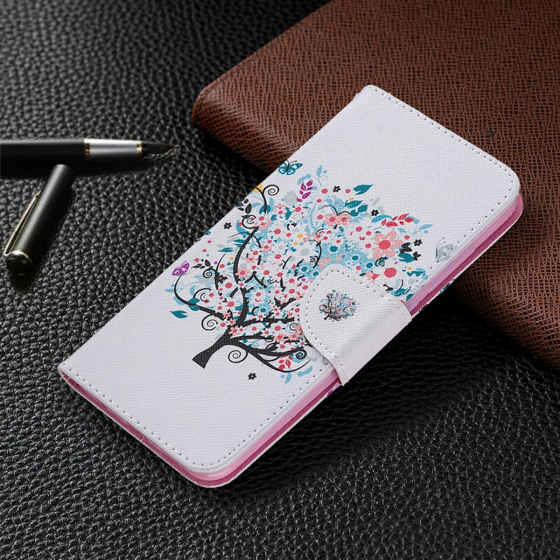Housse Xiaomi Redmi Note 9 Flowered Tree