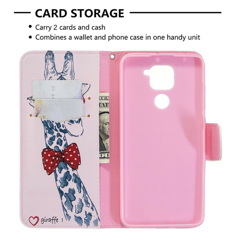 Housse Xiaomi Redmi Note 9 Girafe Intello Housse Xiaomi Redmi Note 9 Girafe Intello