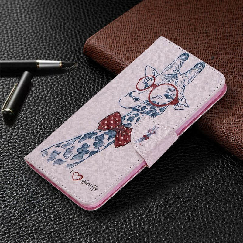 Housse Xiaomi Redmi Note 9 Girafe Intello Housse Xiaomi Redmi Note 9 Girafe Intello