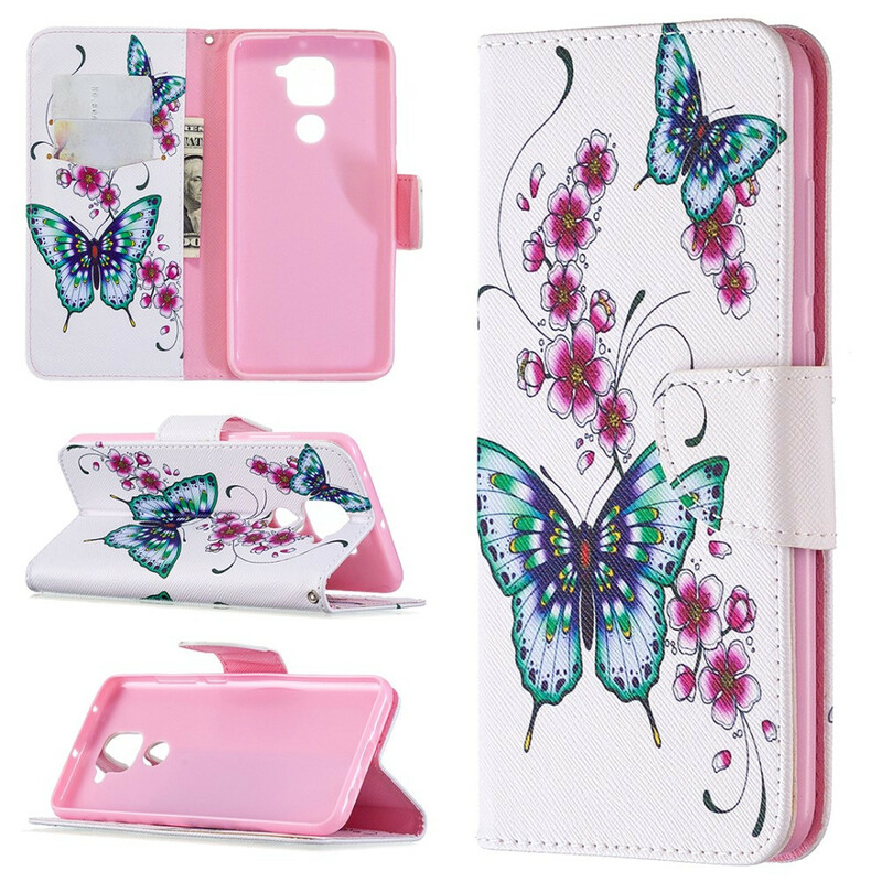 Housse Xiaomi Redmi Note 9 Merveilleux Papillons Housse Xiaomi Redmi Note 9 Merveilleux Papillons