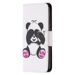 Housse Xiaom9 Redmi Note 9 Panda Fun