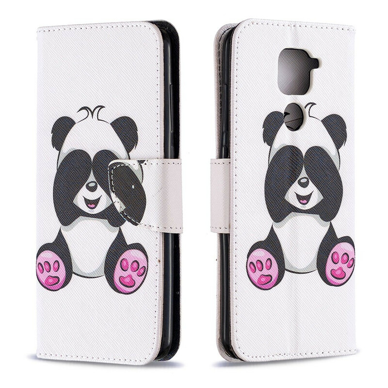 Housse Xiaom9 Redmi Note 9 Panda Fun