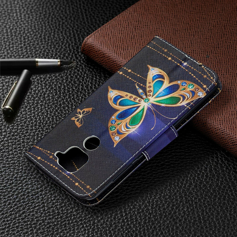 Housse Xiaomi Redmi Note 9 Papillon Magique