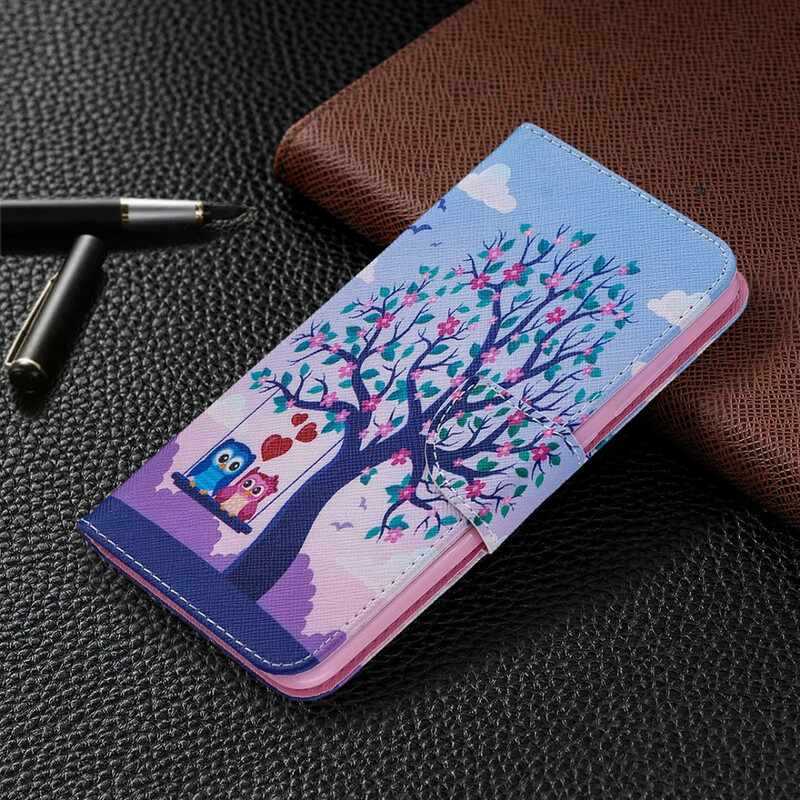 Housse Xiaomi Redmi Note 9 Hiboux Sur La Balancoire Housse Xiaomi Redmi Note 9 Hiboux Sur La Balancoire